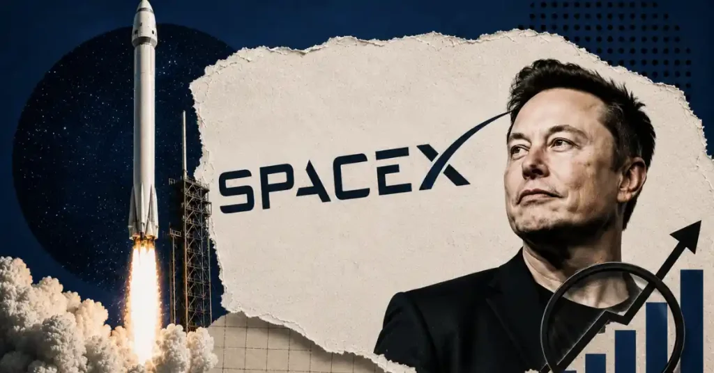 spacex stock price falls 49 ahead of 116 billion share lock up expiry 2026 07 23 19 18 17